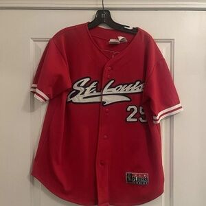 Rare VTG SPORT ATTACK Mark McGwire St. Louis Cardinals Jersey 90s Players Choice